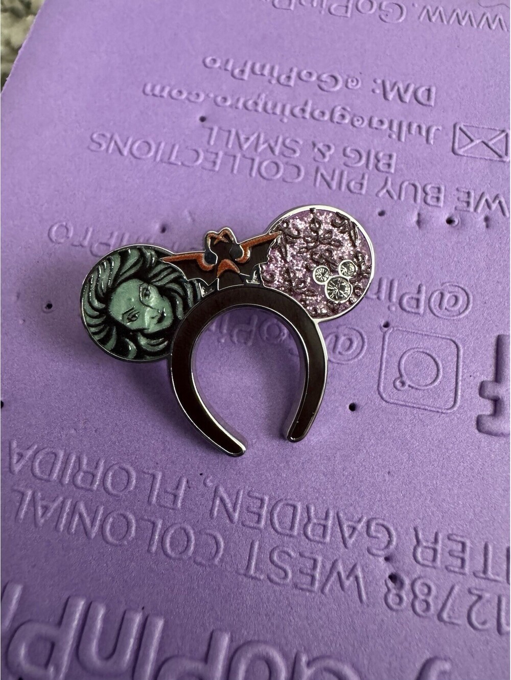 NEW 2026 Disneyland Hidden Mickey Super Chaser Madame Leota Ears Pin